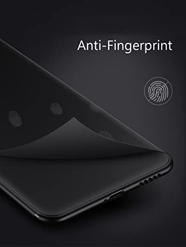 Image of Case Creation Compatible with Oneplus 8 2021 Back case, Oneplus 8 Slim Flexible Smart Look case with 360 Camera All Angle Protection (Pure Black)