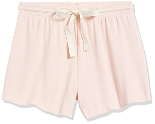 Image of Amazon Essentials Women's Lightweight Breathable Lounge Terry Pajama Shorts with Elastic Waist, Drawstring