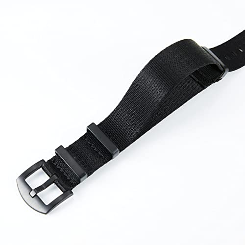 Image of BINLUN Nylon Watch Band Thick G10 Premium Ballistic Nylon Multicolor Replacement Watch Straps with Silver /Black Stainless Steel Buckle for Men Women 18mm 20mm 22mm 24mm