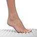 SlipX Solutions Extra Comfort Bathtub Mat Designed for Sensitive Feet, Cloud-Like Softness with Non-Slip Grip, Gray