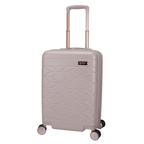 Jessica Simpson Aris 20" Expandable 8-Wheel Spinner Carry On Luggage Suitcase, Adobe Rose by Jessica Simpson - Used condition - US$75.08