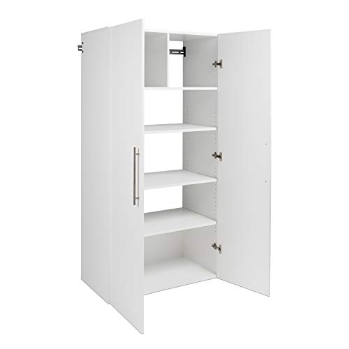 Image of Prepac K HangUps Storage Cabinet Set, 72 in. H x 108 in. W x 20 in. D, White, Set K - 3 pc