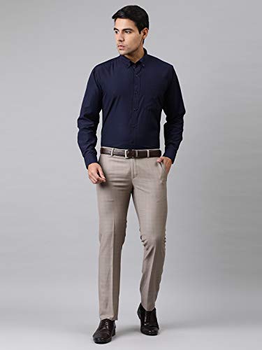 Image of English Navy Men Dress Shirt