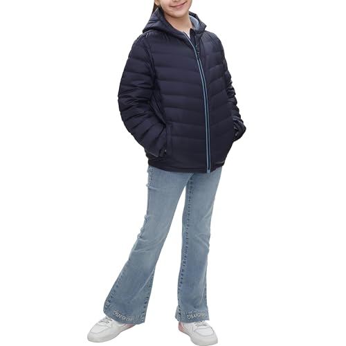 Image of Rokka&Rolla Girls' Ultra Lightweight Packable Down Puffer Jacket Coat