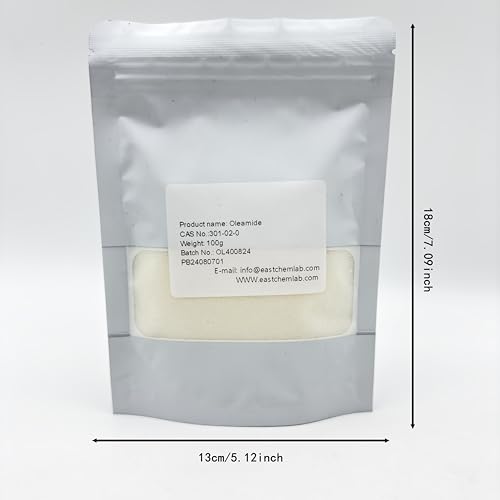 Eastchem 98.5% Purity of Oleic Acid Amide, Oleamide,CAS:301-02-0 (100g)