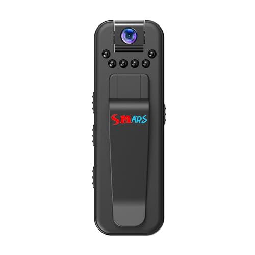 Image of smars HD WiFi Pocket Body Camera, 180 Degree Rotating Wearable Bodycam MS-O2