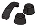 Rampage Products 87611 Hood Footman Loop and Windshield Stop for 1997-2018 Jeep Wrangler TJ 7 JK, Black