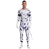 RUNQHUI - Disfraz de animales para adulto, hombre, combinación de animales 3D, estampado de catálogo, disfraz de Halloween, carnaval, S-3XL tipo C M