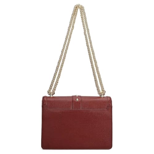 Image of Da Milano Leather Shoulder Bag for Women (00349D-OL)