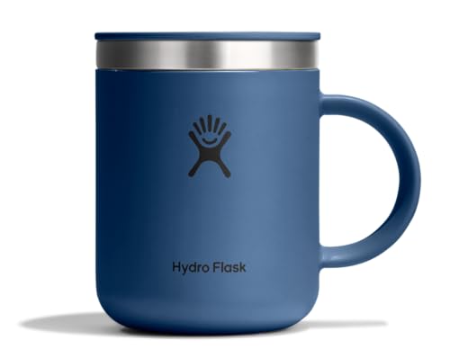 Hydro Flask Coffee Mug Insulated Stainless Steel Non Spill Leak Resistant Travel Mug 12 Oz Harbor Blue