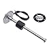 KSKSK Boat Fuel Tank Sending Unit Water Level Gauge with Alarm Light + Water Level Sensor 0-190 Ohm 52mm Water Level Tank Indicator for Car RV Camper Boat(150mm)