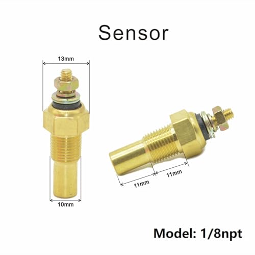 Miniatura 4 de Sensor de temperatura del refrigerante, temperatura de agua/aceite temperatura 1/8 NPT transmisor emisor eléctrico sensor de temperatura