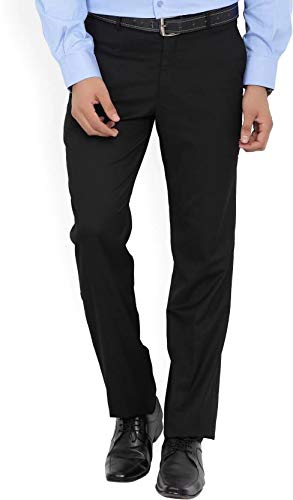 Men's Cotton Regular Slim Fit Formal Trousers