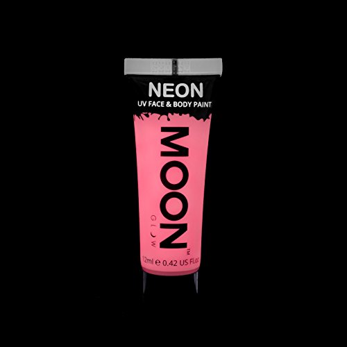 Moon Glow - 0.42oz Blacklight Neon UV Face & Body Paint - Pastel Coral
