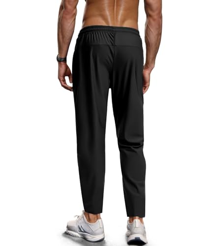 Men's Hiking Pants Quick-Dry Lightweight Sweatpants Outdoor Fishing Pants Water Resistant with Zipper Pockets2