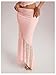 Milumia Women's 2 Piece Outfits Ruffle Trim Cami Crop Top and Low Rise Maxi Skirt Set Light Pink Small