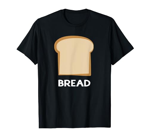 Bread Design Slice of Bread T-Shirt, Black