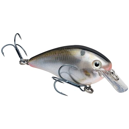 Strike King KVD 1.5 Square Bill Crankbait, Natural Shad