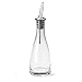 Tablecraft 6 Oz Glass Olive Oil & Vinegar Bottle with S/S Lid