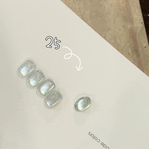 Set de 6 esmaltes de uñas gel magnéticos Cat Eye miniatura 4