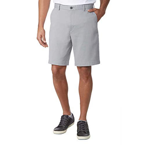 IZOD Men's Saltwater Chino Short (34, Cinder Block)