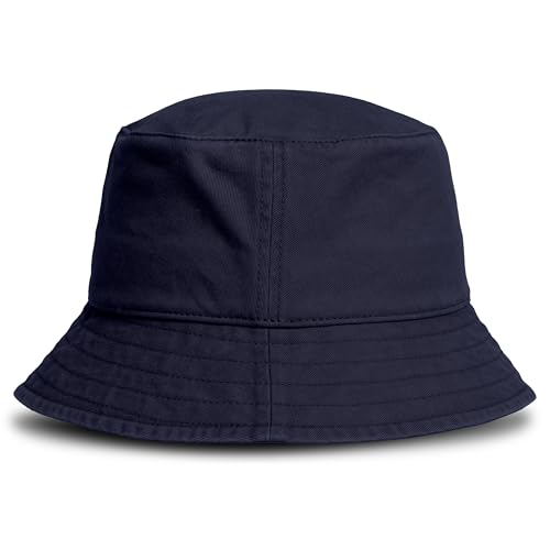 Image of Timberland Mens Bucket Hat, Cotton Twill, Soft Brushed Finish, Packable Sun Hat