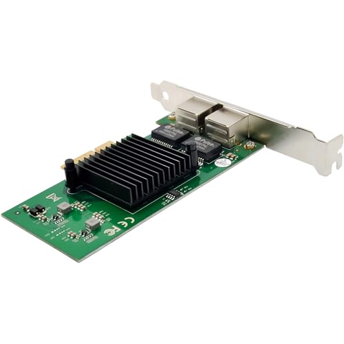 Inline Dual-Gigabit Network Card PCIe x4, Intel 82576EB, 2X RJ45 1 Gb/s, VLAN, Jumbo Frames, Low-Profile Slot Bracket, 51125B miniatura 4