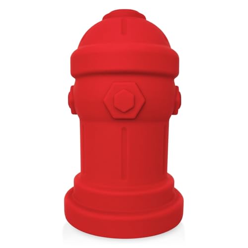 Small Dog Fire Hydrant 4x7 Silicone Soft Potty Training Aid for Small Breeds Under 10lbs Toy Breeds Indoor Outdoor Training Red