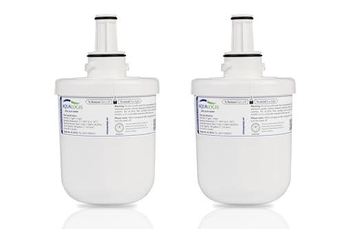 Aqualogis AL-093G Filtre à Eau pour Réfrigérateur, Remplace Samsung DA29-00003G, Bloc de Charbon – 2 pièces