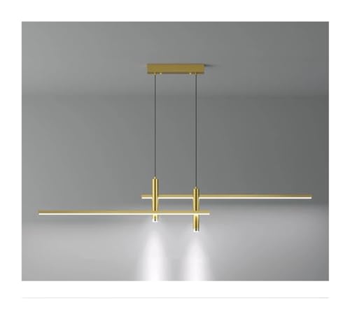 Chandelier LED moderne pour corriger le manque de lumière sur la table et l'îlot central