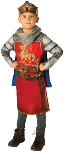 Rubies Official King Arthur Childs Costume, Kids Fancy Dress Halloween