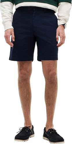 Tommy Hilfiger Herren Chino Shorts Dover Twill aus Baumwolle mit Stretch, Blau (Desert Sky), 38W – Ansicht 1