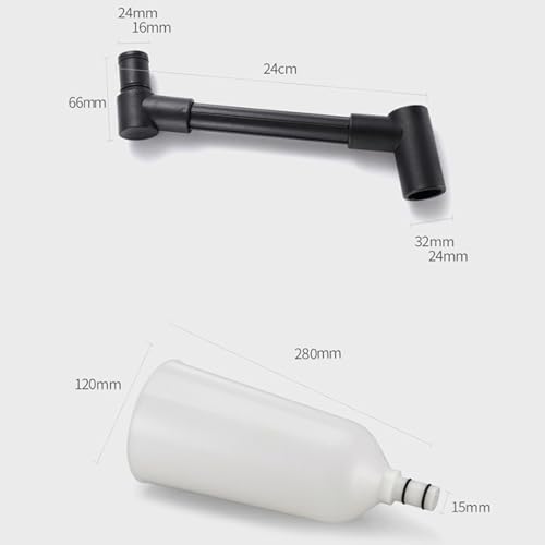 Embudo de aceite con adaptadores de rosca kit de 16 piezas automotrices 7