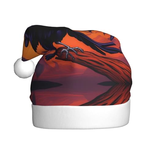 WHJYYXDE Weihnachtsmütze für Erwachsene – hochwertiger Stoff mit...