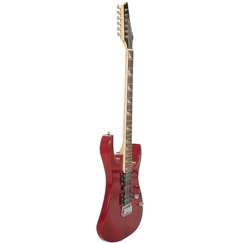 Image of VAULT RG1 Soloist Premium Basswood Electric Guitar (Red, Indian Laurel Fretboard)