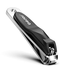 BEZOX Safe Baby Nail Clippers, Small Jaw Kids Nail Clipper Trimmers for Infants, Child and Toddlers, Precision Nail Grooming Tool for Tiny Fingers and Toes – Black