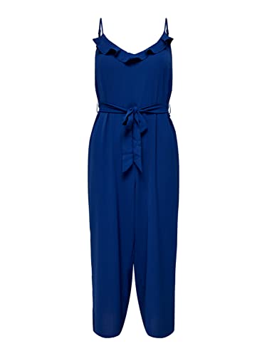 ONLY Damen Onlcali S/L Jumpsuit Wvn Noos, Mazarine Blue, L