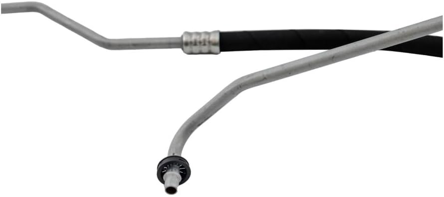 KarParts360 For Chevy Equinox 2010-2017 Transmission Oil Cooler Hose Assembly | Automatic Type | 1 Transmission Line | 1 Connector | 1 Bracket | 1 Retaining Clip | Replacement For 25803952, 23467181