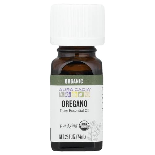 Aceite Esencial Orgánico de Orégano Aura Cacia miniatura 1