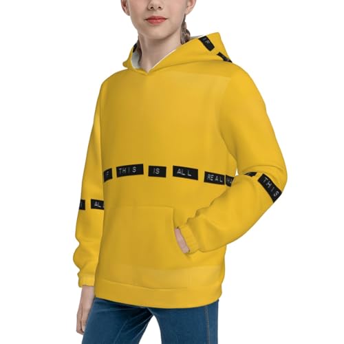 What if This is All Real Kid Hoodies Boys Sweatshirts Girls Pullover with Pocket2