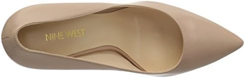 Nine West Women's Tatiana Pump, Natural Leather, 7 | Image 4