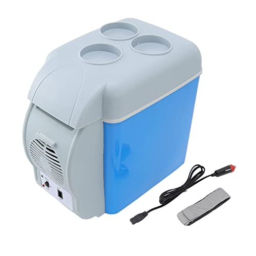 Riuulity 12V DC Power Supply Cold, Coolers Camp Kitchen Warm Dual Use Electric Cooler Portable Mini Car Refrigerator Outdoor Supplies for Camping Travel Picnics