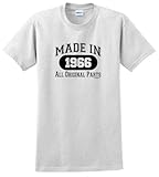 60th Birthday Gift Made 1959 All Original Parts T-Shirt XL Ash