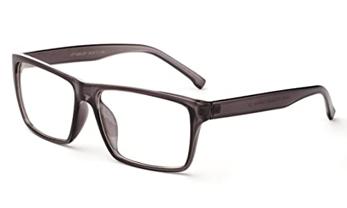 Image of Classic Unisex Squared Fashion Clear Lens Eye Glasses Frame Clear Lens Glasses Men Women
