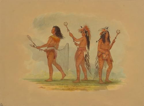 Impression sur toile George Catlin art amérindien salon