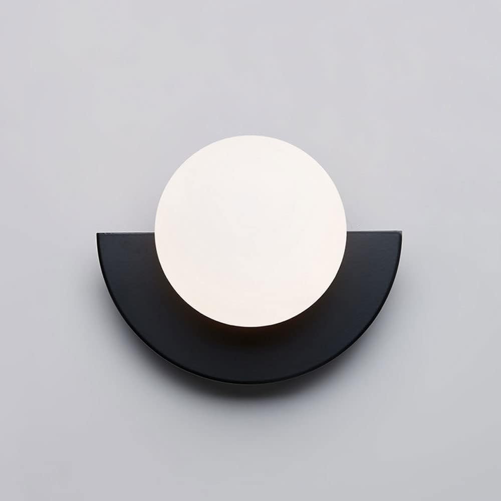 HXYSXHJUO Glass Globe Wall Light - Sconce Geometric Mounted Lamp Bedroom Bedside Lighting Fixture, Indoor Lamps Compatible with Living Room, Dining Chandelier