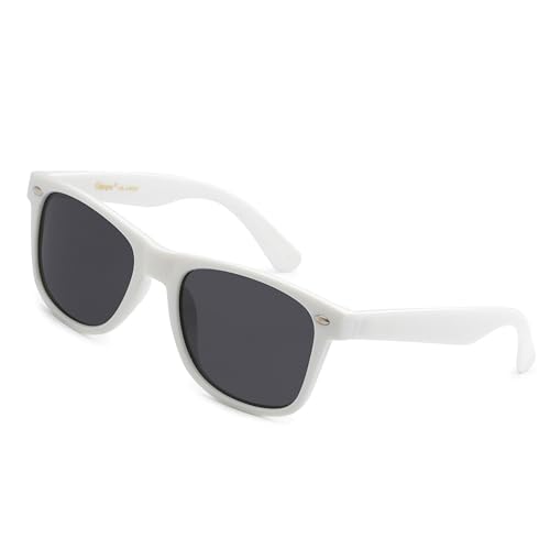 Image of PolarSpex Polarized Sunglasses for Men and Women | UV Protection, Durable Lightweight Frame, Retro Style, Felt Carrying Case, Clear Vision for Driving, Fishing & Everyday Wear.