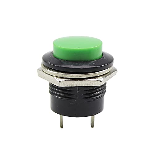 Bouton-poussoir à capuchon rond rouge vert commutateur SPST 5x