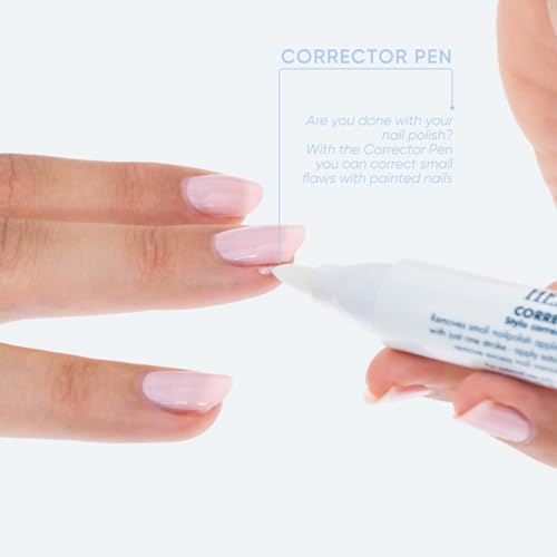 Herome Nagellackentferner Pen Korrekturstift (Corrector Pen) - Nail Polish Remover Pen - Acetonfrei - 3ml.