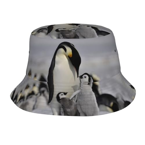 Penguin Bucket Hat Cute Fisherman Hat Cute Sun Hats Animal Caps Funny Hats for Women Men Outdoor